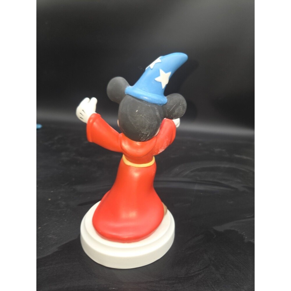 Vintage DISNEY Porcelain Mickey Mouse FANTASIA WIZARD 8" Figurine - Picture 6 of 14